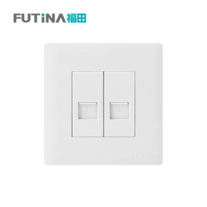 福田 插座 明装开关插座面板明线家用墙壁 明装二位电话 单位:个