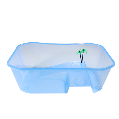 水陆缸乌龟塑料养乌龟专用缸小养龟盆箱巴西带晒台鱼缸