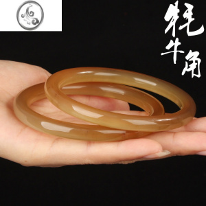 JiMi牛角手镯时尚简约民族风个性镯子情侣男女手环手链送情人女友礼物