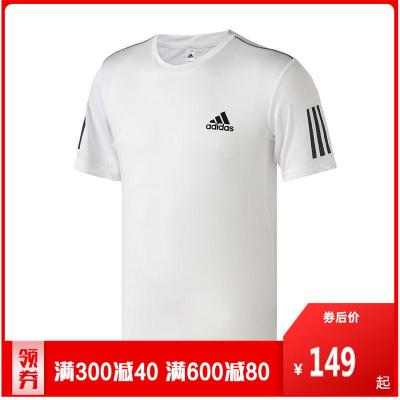 adidas男服短袖T恤2019新款网球climacool跑步健身运动服DP2875