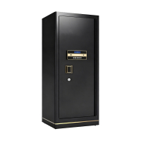 德尚伟业保险柜家用全钢防盗保险箱珠宝柜办公柜黑金1.2米单门电子密码锁