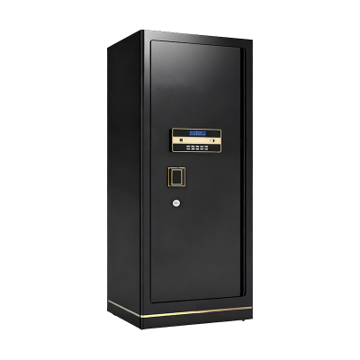 德尚伟业保险柜家用全钢防盗保险箱珠宝柜办公柜黑金1.2米单门电子密码锁