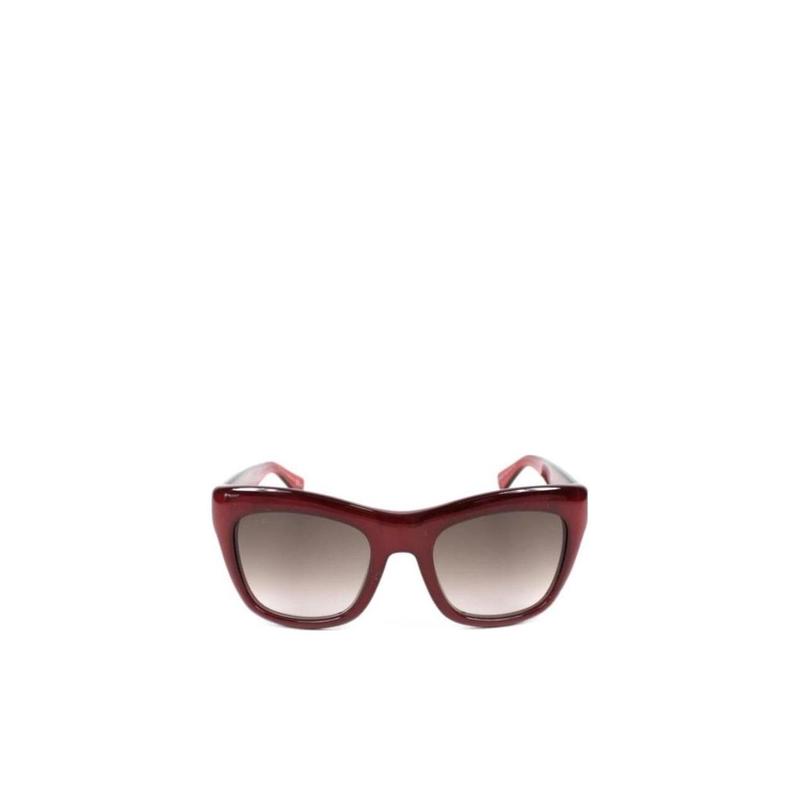 Gucci代购古驰GG3827正品女款太阳眼镜酒红色大框时尚墨镜