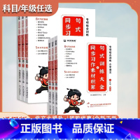 句式训练+写作素材 小学一年级 [正版]木叉教育同步习作素材积累句式训练大全组合训练一二三四五六年级连词成句仿写句子连句