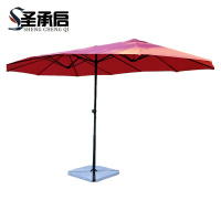 圣承启 遮阳棚 酒红色 把