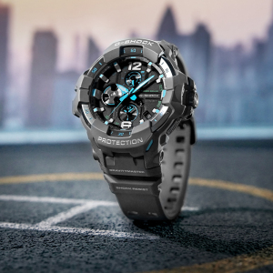 Casio官方旗舰店 卡西欧手表男大泥王gshock男士登山运动防水手表六局电波六重感应石英表 男表GWG-1000GB