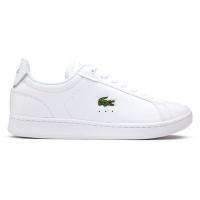 Lacoste纯色真皮拼接橡胶底休闲运动板鞋男