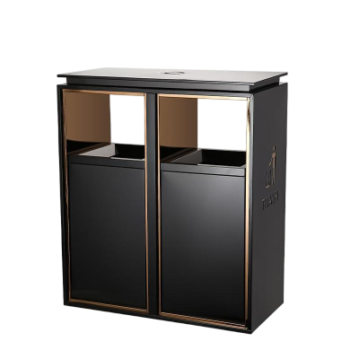 先互丁 不锈钢垃圾桶轨道桶 多规格 组