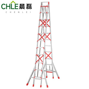 晨磊铝合金人字梯十一步/个