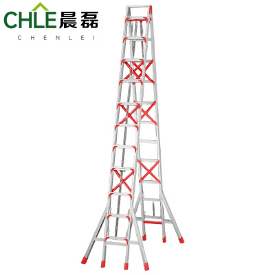 晨磊铝合金人字梯十一步/个