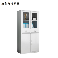 迪佳克诺米亚 文件柜 中二抽办公柜 850*390*1800 组
