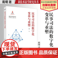 法学著作 民事司法的数字化变革与重塑 戴曙 著 新技术法学研究丛书 中国政法大学出版社
