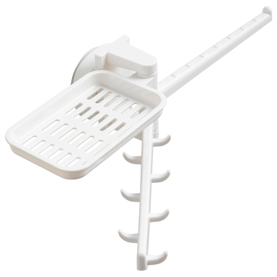 太力厨房水龙头置物架壁挂式水槽吸盘挂钩支架海绵抹布沥水架收纳神器
