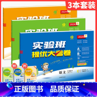 ❤优选3本:[人教版]语文数学英语 六年级下 [正版]2025实验班提优大考卷一二年级三四五六年级下册上册语文数学人教版