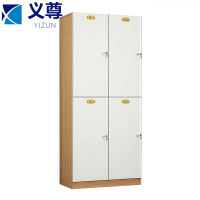 义尊 木质更衣柜 白色4门 台