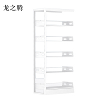 龙之腾图书馆书架阅览室货架资料档案架钢制书架单面五层副架