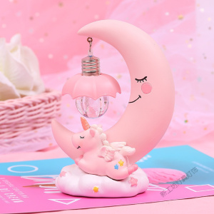 苏宁放心购 梦幻台灯装饰少女心独角兽星星灯卧室床头宿舍布置生日礼品小夜灯
