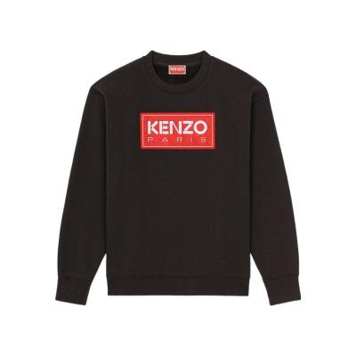 高田贤三(Kenzo)女款圆领长袖棉质卫衣休闲百搭运动潮牌风格套头