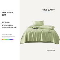 伊伊爱奥地利60S莱赛尔刺绣55%植物大豆夏被艾露-若草色