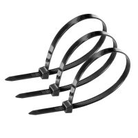 盛京联硕 尼龙扎带 国标黑色耐寒抗冻自锁扎带10×400mm根