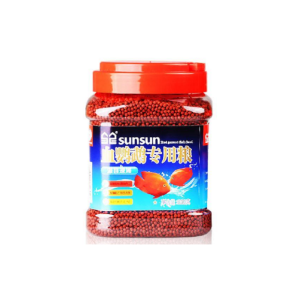 血鹦鹉增红鱼食观赏鱼增色鱼粮金鱼发财鱼热带鱼小颗粒型
