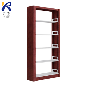 乙壬学校图书馆书架阅览室书籍室铁皮家用落地定制资料档案架钢制书架