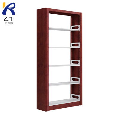 乙壬学校图书馆书架阅览室书籍室铁皮家用落地定制资料档案架钢制书架