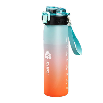 希乐塑料杯620ml大容量便携耐高温提瓜绿XL-2464-PQ