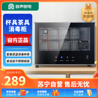 容声台式消毒柜 家用小型立式消毒碗柜 茶杯餐具碗筷消毒28-RQ240 一星级 30L 红外线高温消毒