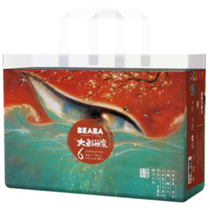 BEABA碧芭宝贝大鱼海棠婴儿拉拉裤XXL32片*4包