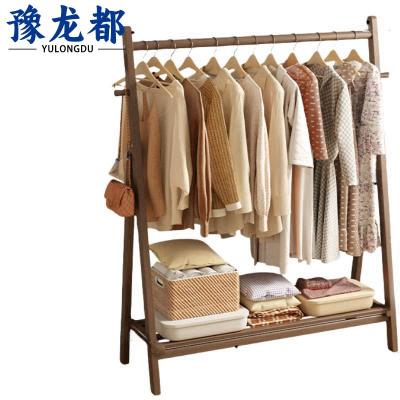 豫龙都实木衣帽架1.2m个