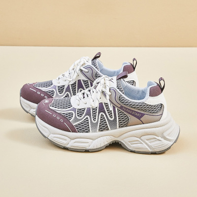 ins韩版新款老爹鞋女秋季学生跑步运动厚底增高休闲街拍