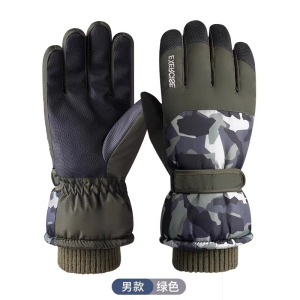 滑雪手套男冬季保暖防风防寒防泼水骑行电动车加绒加厚触屏手套女