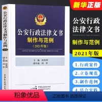 [正版]公安行政法律文书制作与范例 中国民主法制出版社 民主法制 行政案件案卷立卷规范 行政处罚 公安机关办理行政案件