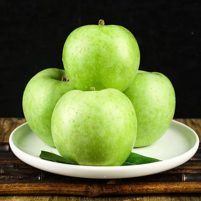 [西沛生鲜]现摘正宗王林青苹果 净重3斤 特大果 单果85mm+ 水果新鲜当季整箱脆甜青森山