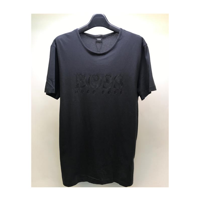 HUGO BOSS男士短袖T恤 圆领徽标点缀休闲百搭纯色基础款圆领T-shirt休闲T恤
