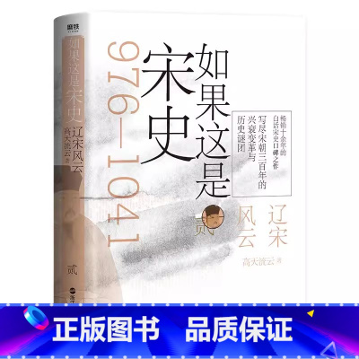 贰:辽宋风云(舒适阅读版) [正版]全5册如果这是宋史高天流云著 太祖开国辽宋风 变革时代南渡北望 官宦王朝 白话宋史