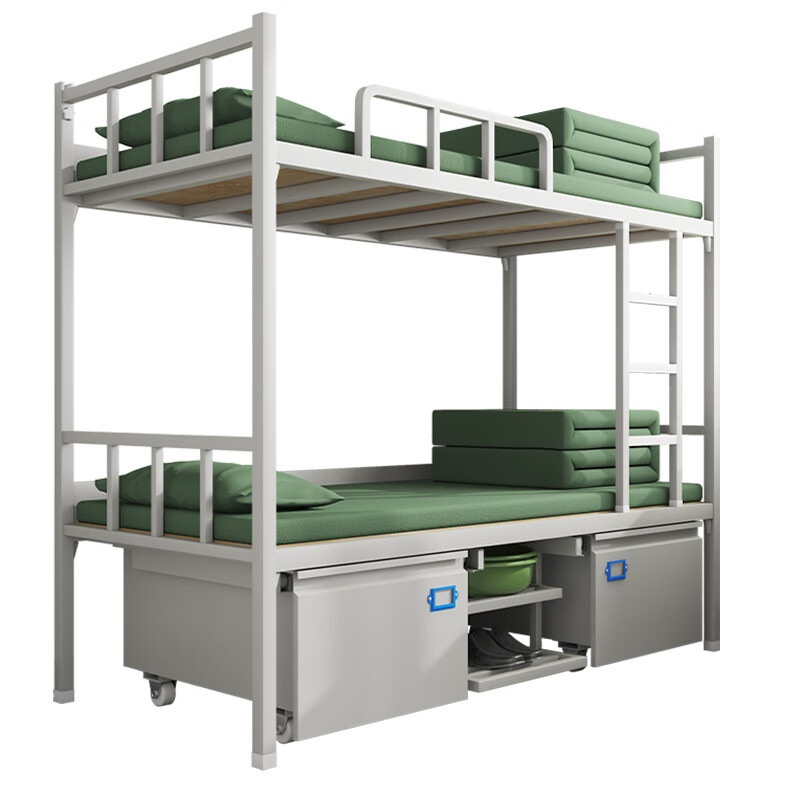 金佑莱 组合上下铺铁床 带床下柜 储物柜 (2000*900*1800mm)张