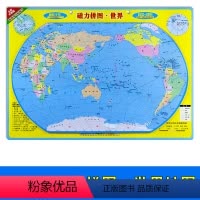 [正版]迷你版世界地图 磁力世界拼图政区+地形全新升级版游戏拼图儿童益智玩具中小学生版认知学习世界地理知识好帮手