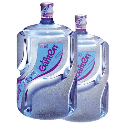 景田 饮用天然泉水18.9L 1桶装