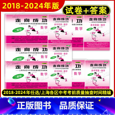2024中考二模 数学[试卷+答案] 上海 [正版]2018-2024年版走向成功上海中考二模卷数学 试卷+答案 202