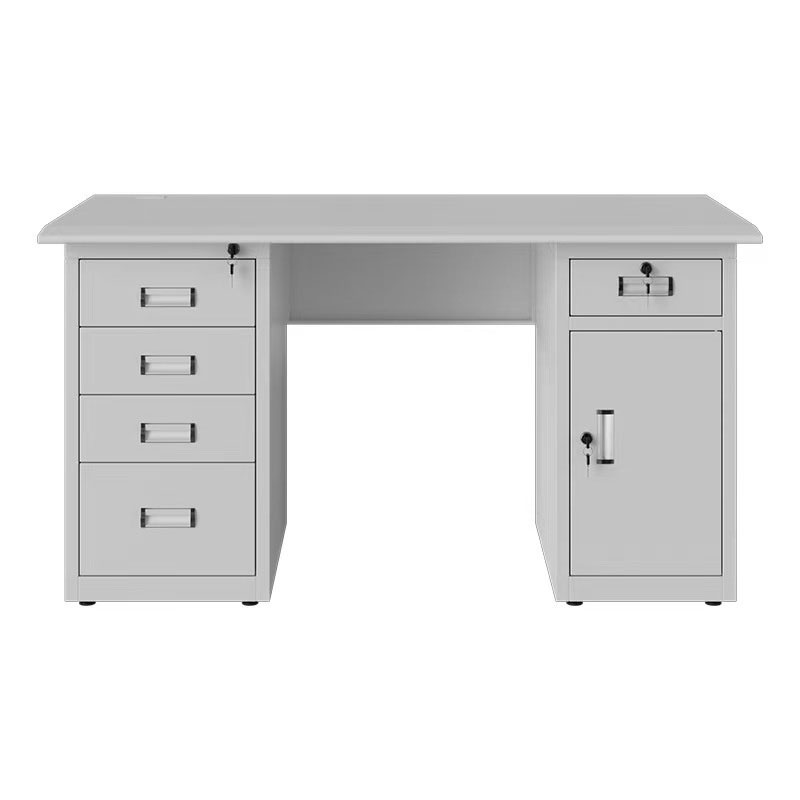 鑫睿辉 铁皮 办公桌 1600*700*750mm 白色 张