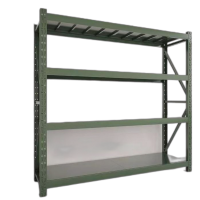 华豫汇阳-三层货架军绿色(加厚冷轧钢)1500*2000*600