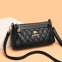 包包女包新款斜挎包时尚菱格绣线女士小方包单肩包女