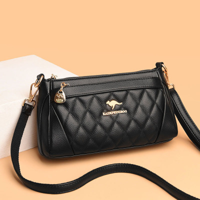 包包女包新款斜挎包时尚菱格绣线女士小方包单肩包女