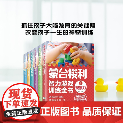 蒙台梭利智力游戏训练全书(全6册)