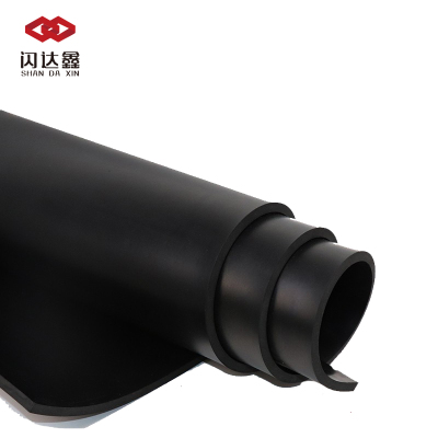 闪达鑫 厚度3mm黑色绝缘橡胶板 50KG /捆