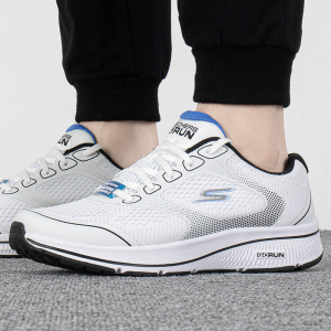 Skechers斯凯奇男鞋新款休闲运动鞋透气简约舒适跑步鞋220369-BLK ZP