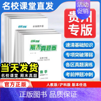 语数英[3本套] 七年级下 [正版]贵州专版2024新版期末真题卷七年级八年级下册测试卷全套语文数学英语物理人教版沪科版