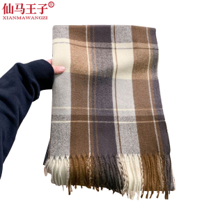 仙马王子 格子围巾 WJ001 条